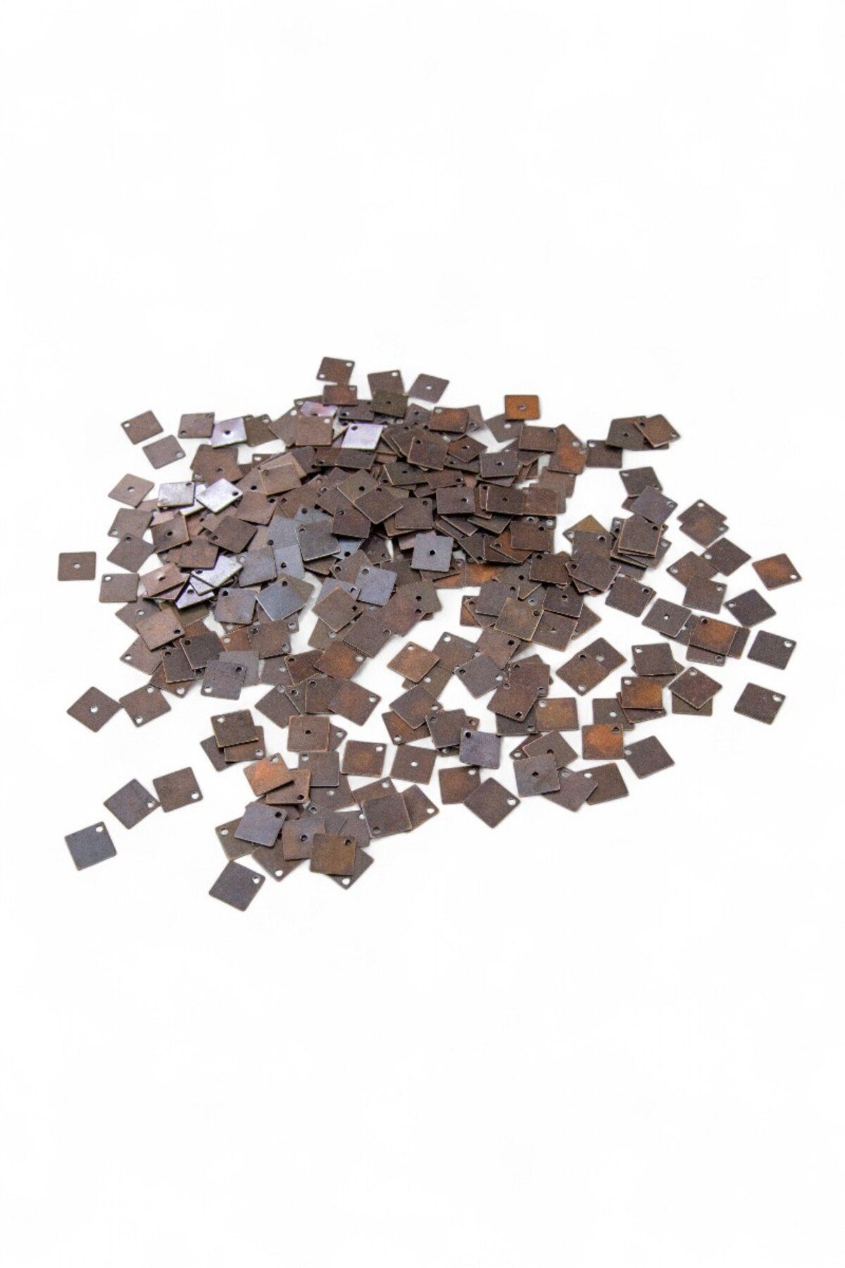10x10 Kare Ortadan Delikli Pul Payet (20 Gr 55 Adet)