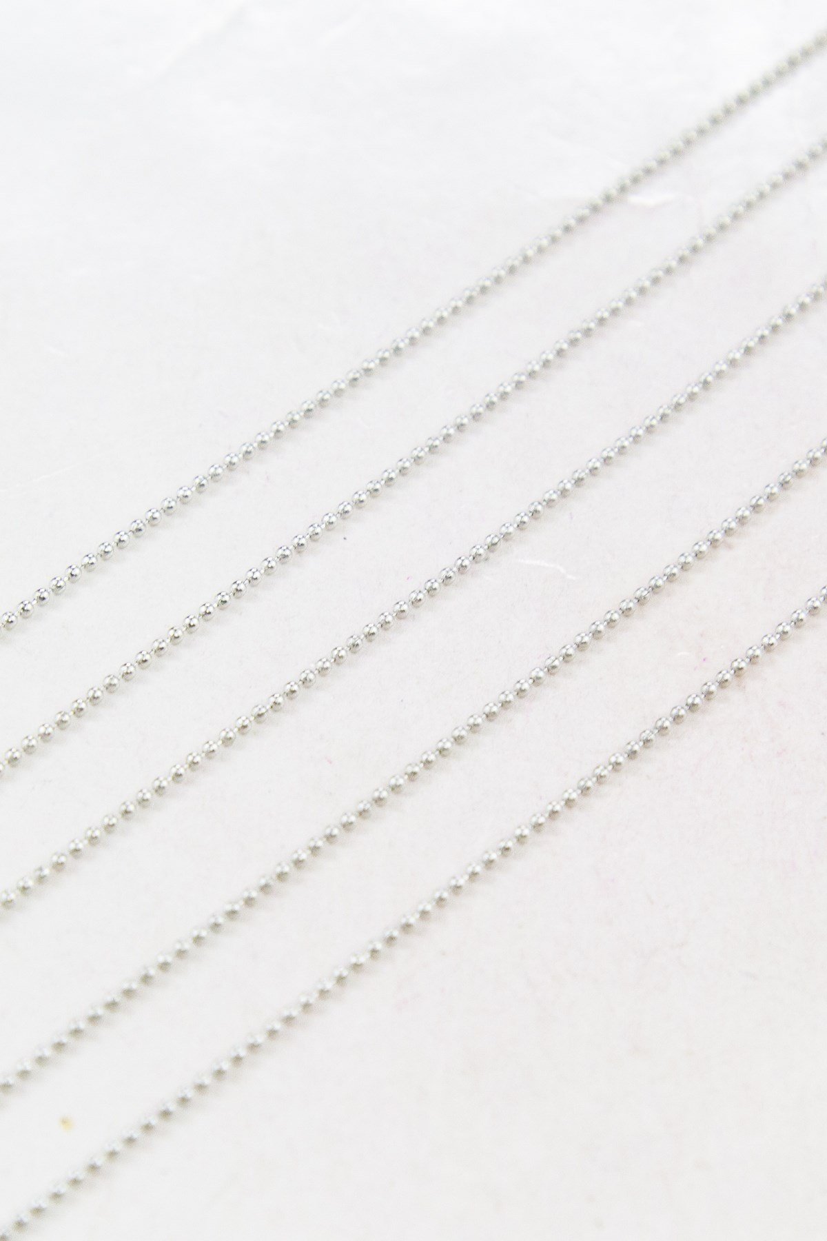 1,2 mm Top Zincir Aksesuar Takı Malzemesi 2 Metre
