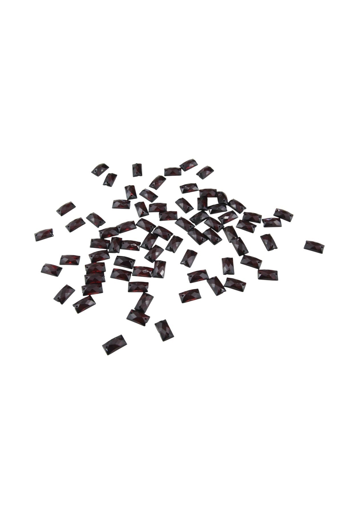 13x8 mm Baget Bordo Dikme Taş (50 Adet)