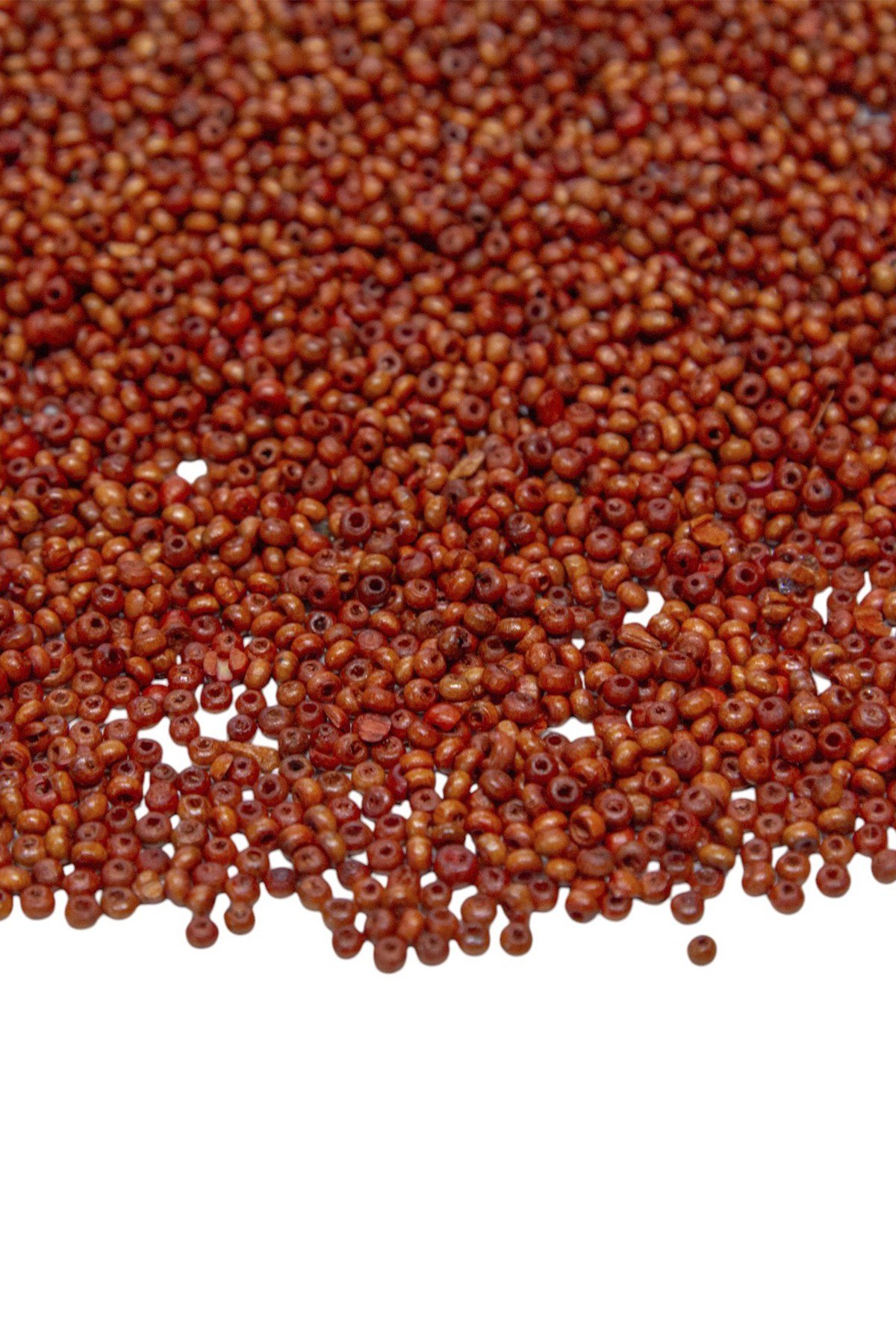 2 mm Kiremit Rengi Ahşap Boncuk 45 gr