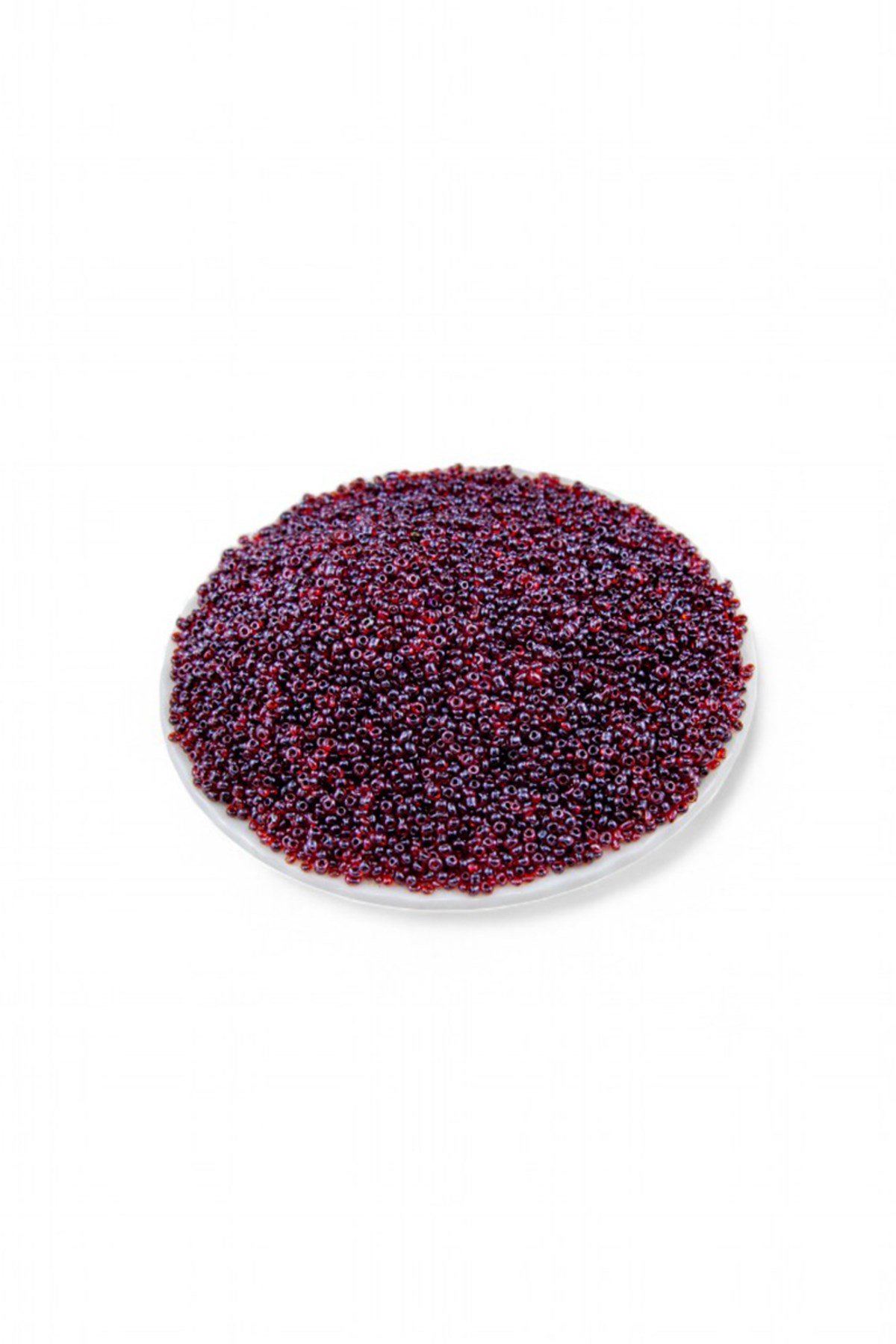 2 Renk İçten Boyalı Kırmızı (11/0) 2 mm Kum Boncuğu 100 gr