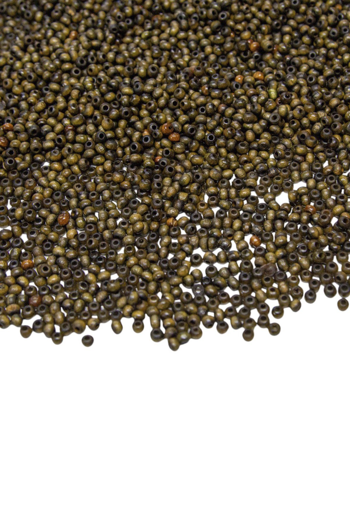 3 mm Kahve Rengi Ahşap Boncuk 50 gr