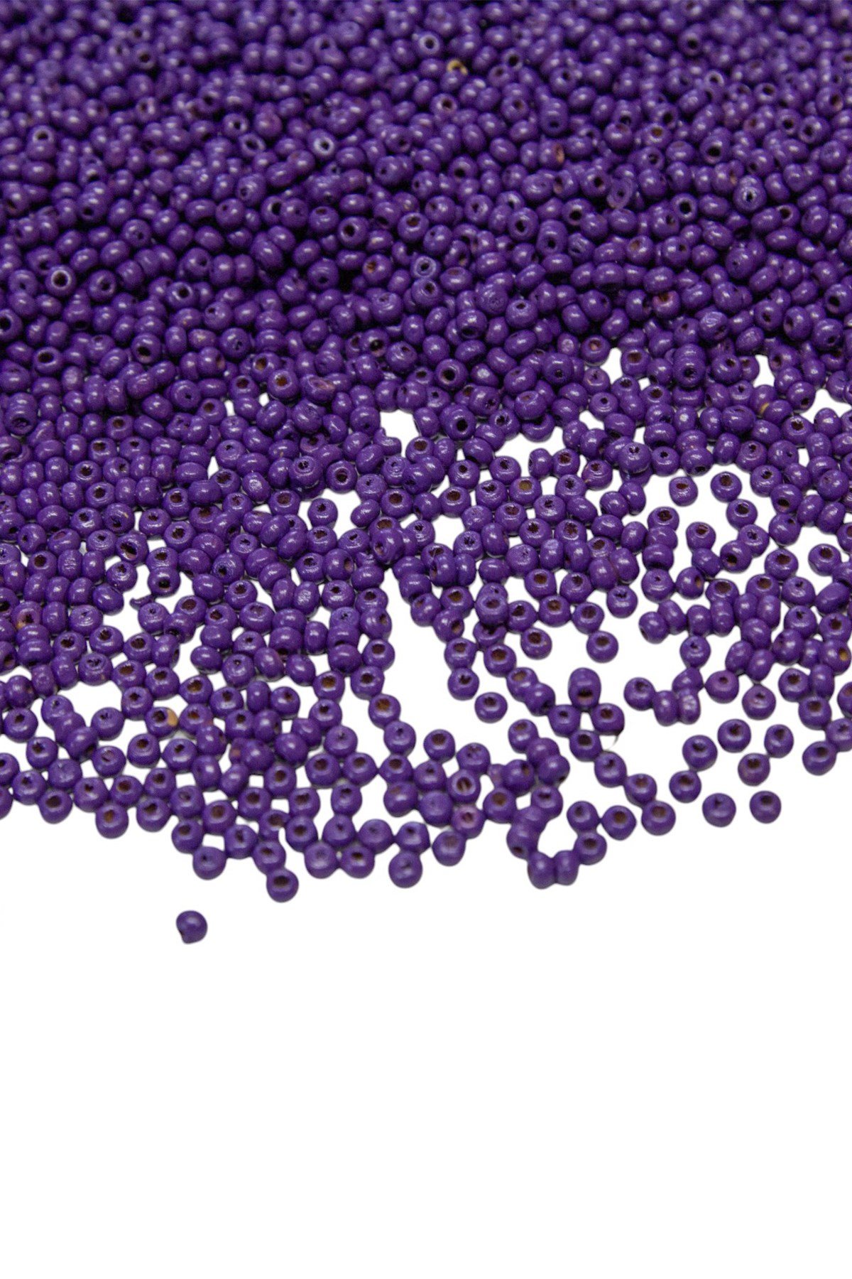 3 mm Mor Rengi Ahşap Boncuk 60 gr