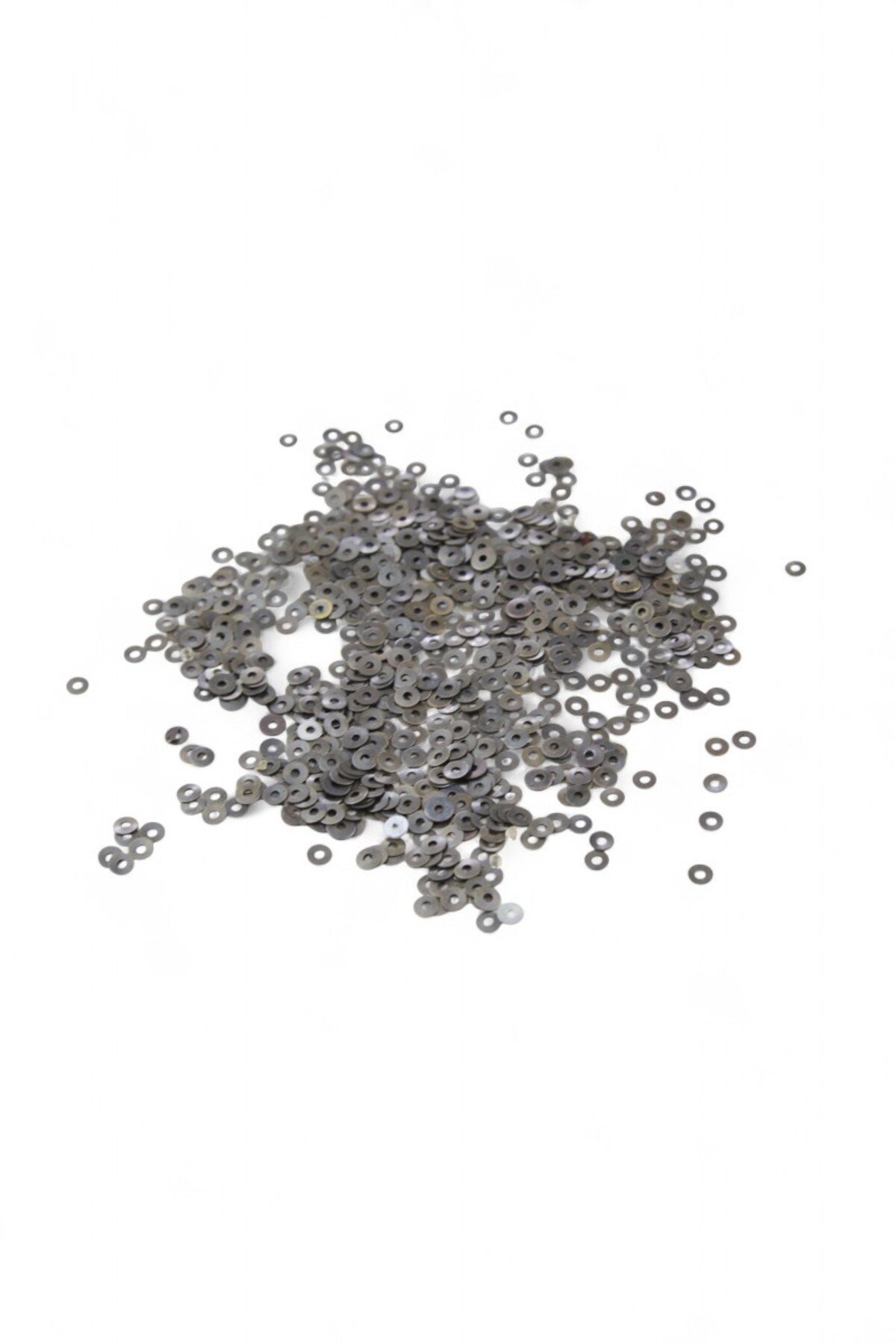 4 mm Kahve Ortadan Delikli Pirinç Pul Payet (30 Gr 1256 Adet)