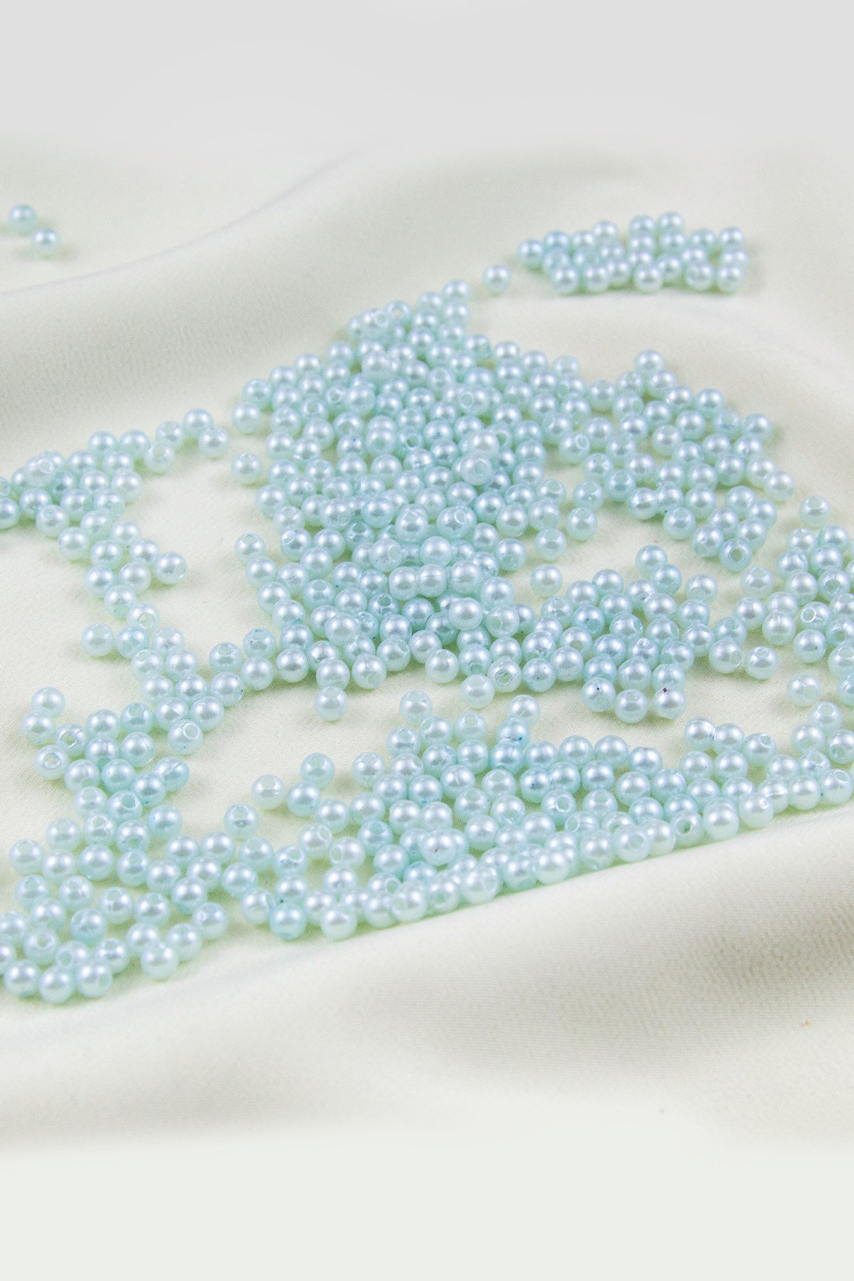 4 mm Koyu Mint Yeşili Plastik İnci Boncuk Aksesuar Takı Malzemesi (25 Gr)