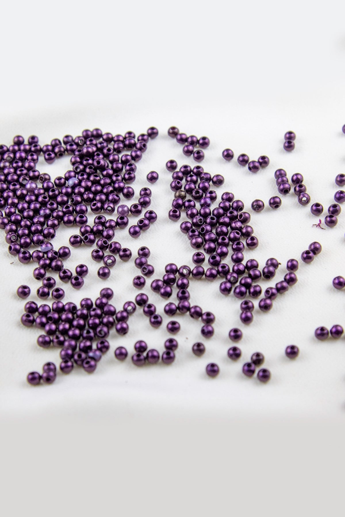 4 mm Mat Kahve Plastik İnci Boncuk Aksesuar Takı Malzemesi (25 Gr)