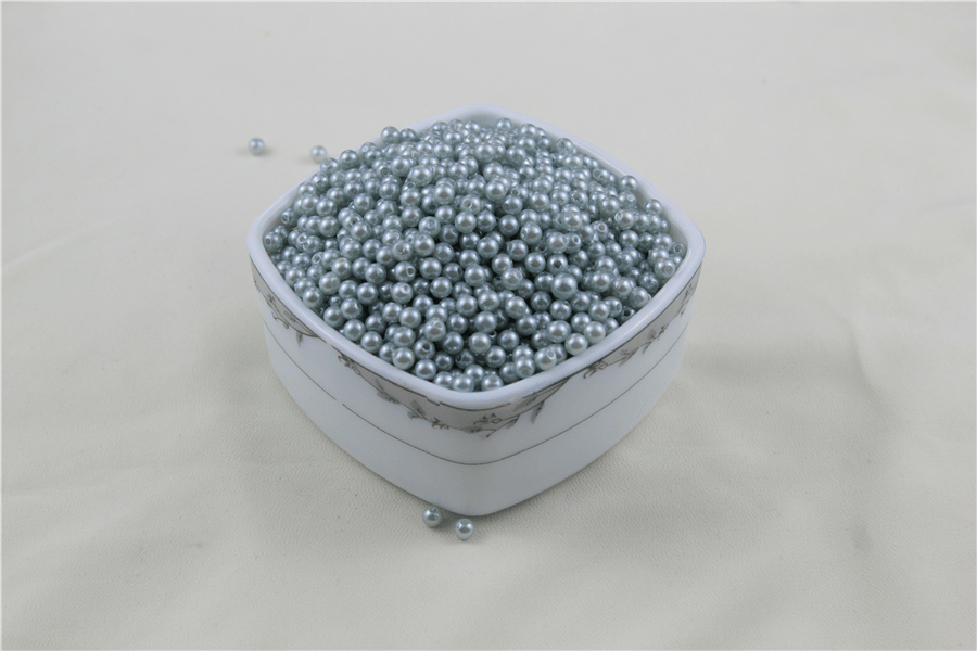 5 mm Açık Gri İnci Boncuk 30 Gr (Kolye, Bileklik, Küpe ve Takı Yapımı)