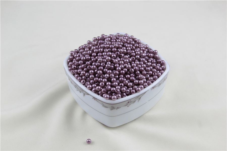 5 mm Açık Mürdüm İnci Boncuk 30 Gr (Kolye, Bileklik, Küpe ve Takı Yapımı)