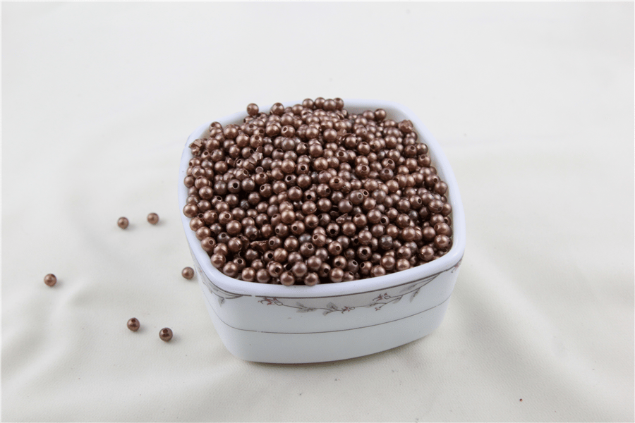 5 mm Bronz Rengi İnci Boncuk 30 Gr (Kolye, Bileklik, Küpe ve Takı Yapımı)