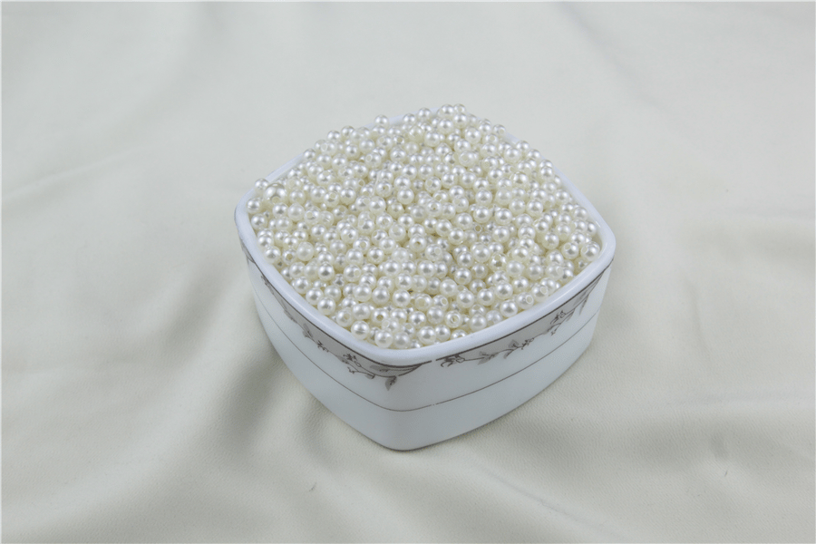 5 mm Fildişi Pudra İnci Boncuk 30 Gr (Kolye, Bileklik, Küpe ve Takı Yapımı)