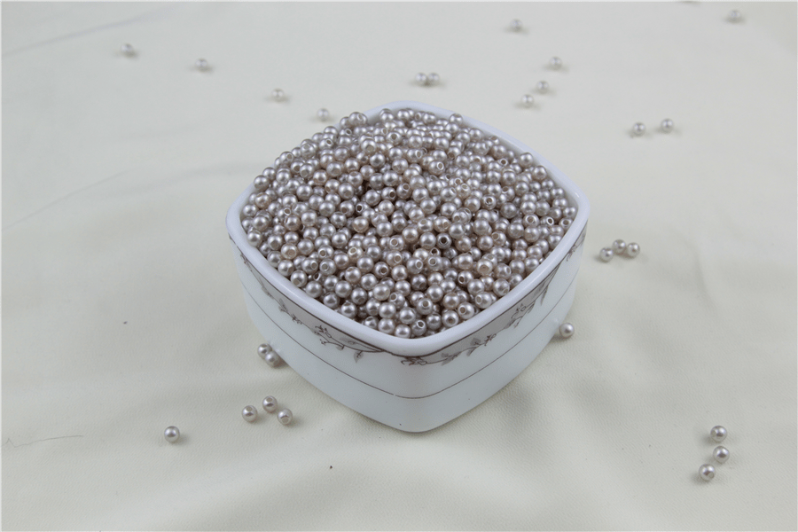 5 mm Karışık Krem Tonlarında İnci Boncuk 30 Gr (Kolye, Bileklik, Küpe ve Takı Yapımı)