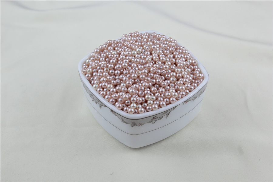 5 mm Karışık Sarı Pembe İnci Boncuk 30 Gr (Kolye, Bileklik, Küpe ve Takı Yapımı)