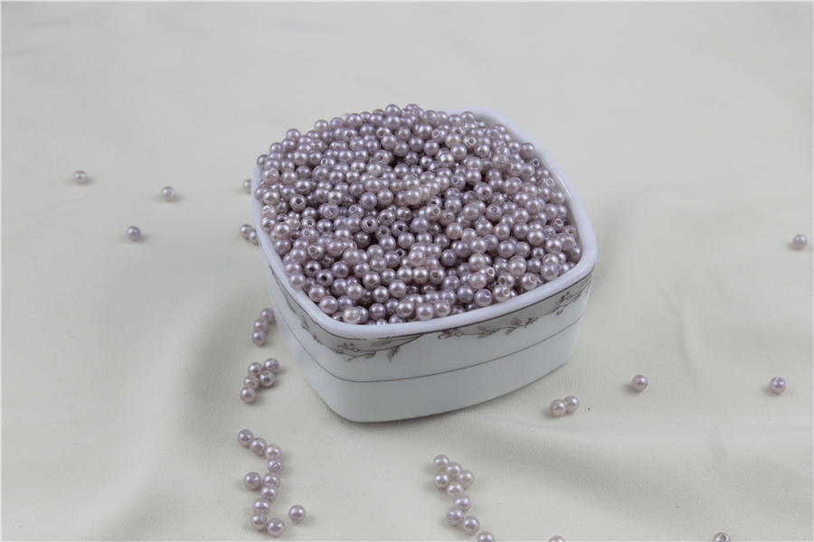 5 mm Karışık Soluk Bej Tonlarında İnci Boncuk 30 Gr (Kolye, Bileklik, Küpe ve Takı Yapımı)