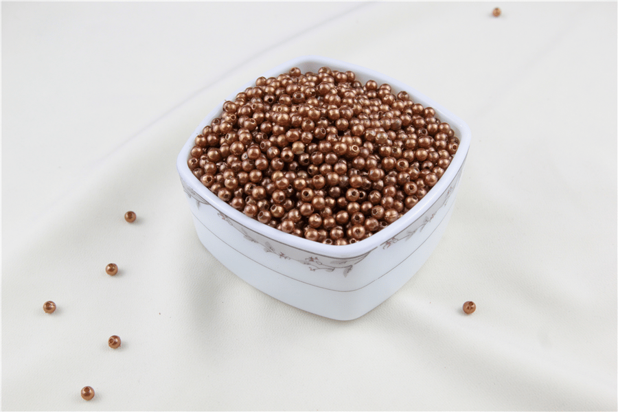 5 mm Koyu Altın Sarısı İnci Boncuk 30 Gr (Kolye, Bileklik, Küpe ve Takı Yapımı)