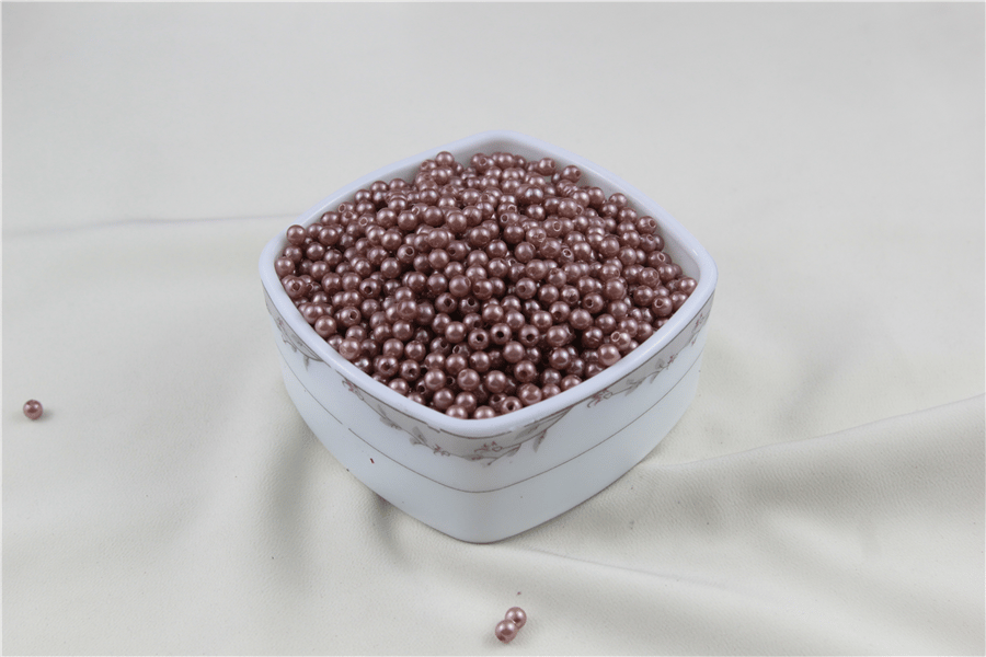 5 mm Koyu Bej İnci Boncuk 30 Gr (Kolye, Bileklik, Küpe ve Takı Yapımı)