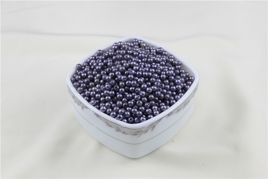 5 mm Koyu Gri İnci Boncuk 30 Gr (Kolye, Bileklik, Küpe ve Takı Yapımı)
