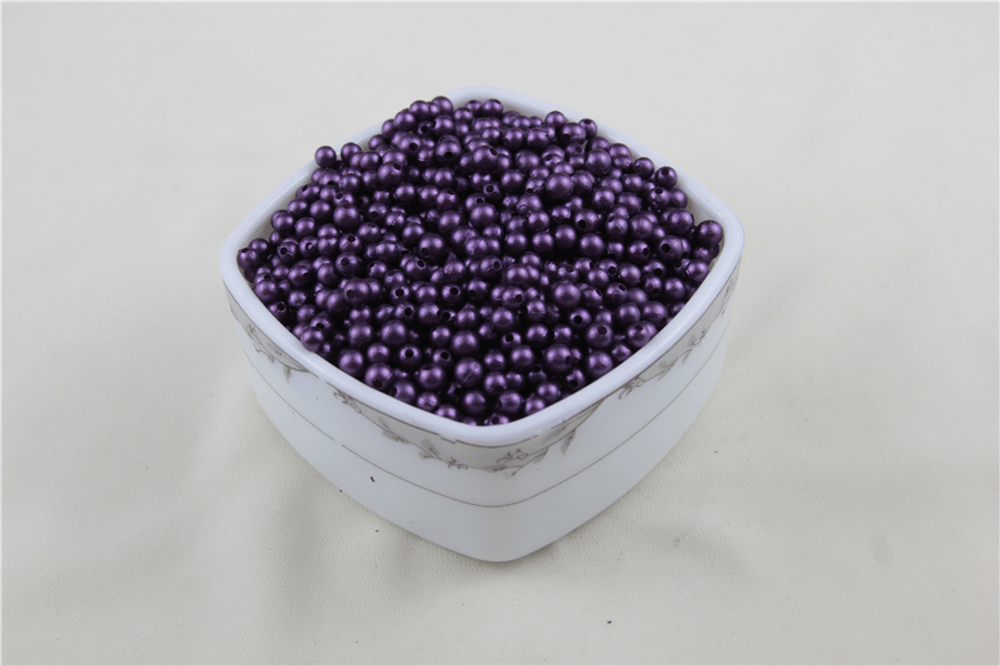 5 mm Koyu Mor İnci Boncuk 30 Gr (Kolye, Bileklik, Küpe ve Takı Yapımı)