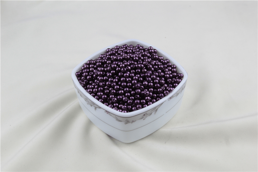 5 mm Koyu Mor Tonları İnci Boncuk 30 Gr (Kolye, Bileklik, Küpe ve Takı Yapımı)