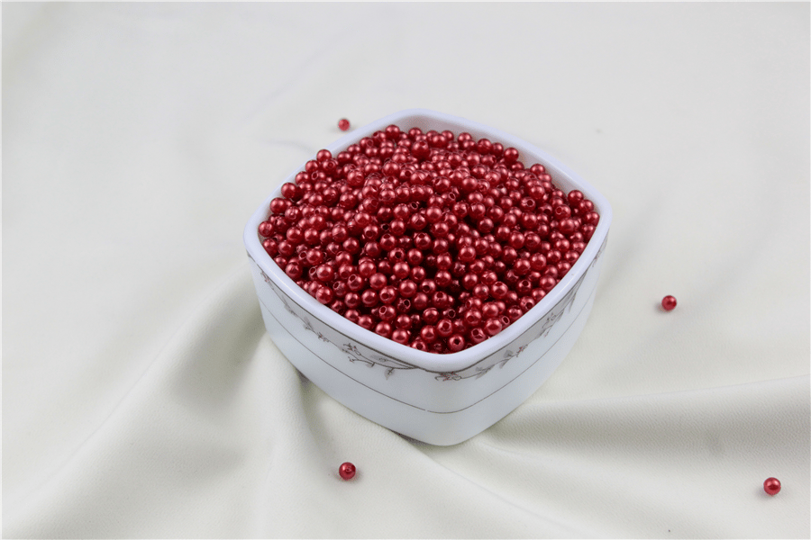 5 mm Koyu Turuncu İnci Boncuk 30 Gr (Kolye, Bileklik, Küpe ve Takı Yapımı)