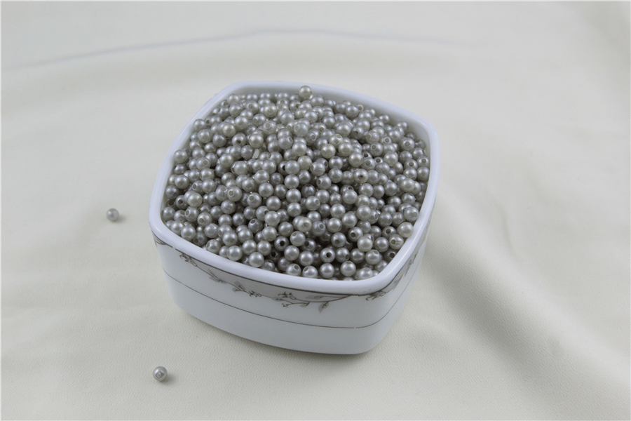 5 mm Krem Şampanya İnci Boncuk 30 Gr (Kolye, Bileklik, Küpe ve Takı Yapımı)