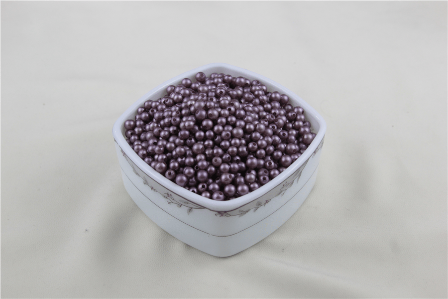 5 mm Mat Mürdüm İnci Boncuk 30 Gr (Kolye, Bileklik, Küpe ve Takı Yapımı)