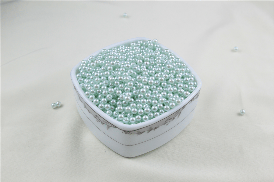5 mm Mint Yeşili Açık İnci Boncuk 30 Gr (Kolye, Bileklik, Küpe ve Takı Yapımı)