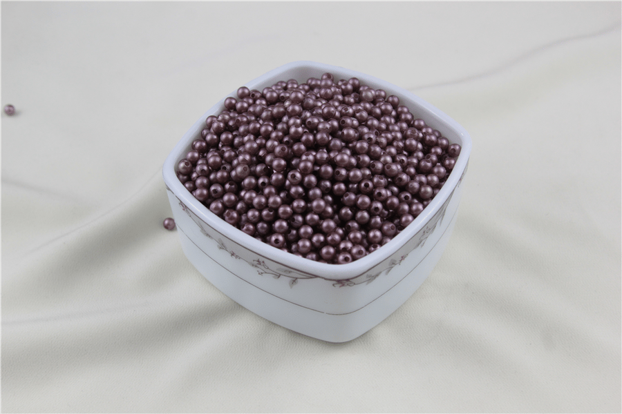5 mm Mürdüm İnci Boncuk 30 Gr (Kolye, Bileklik, Küpe ve Takı Yapımı)