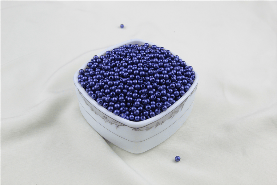 5 mm Pastel Soluk Koyu Mavi İnci Boncuk 30 Gr (Kolye, Bileklik, Küpe ve Takı Yapımı)