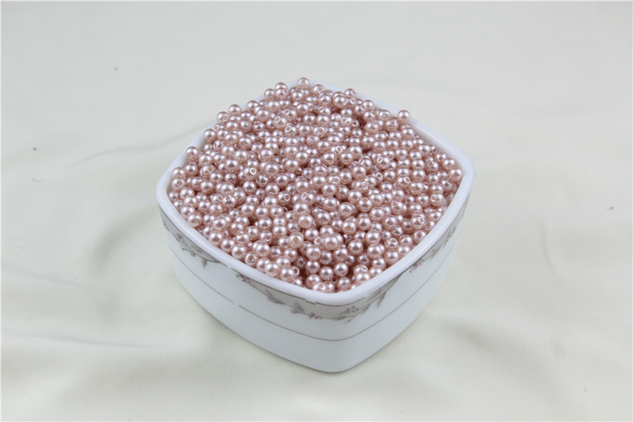 5 mm Pudra Pembe İnci Boncuk 30 Gr (Kolye, Bileklik, Küpe ve Takı Yapımı)