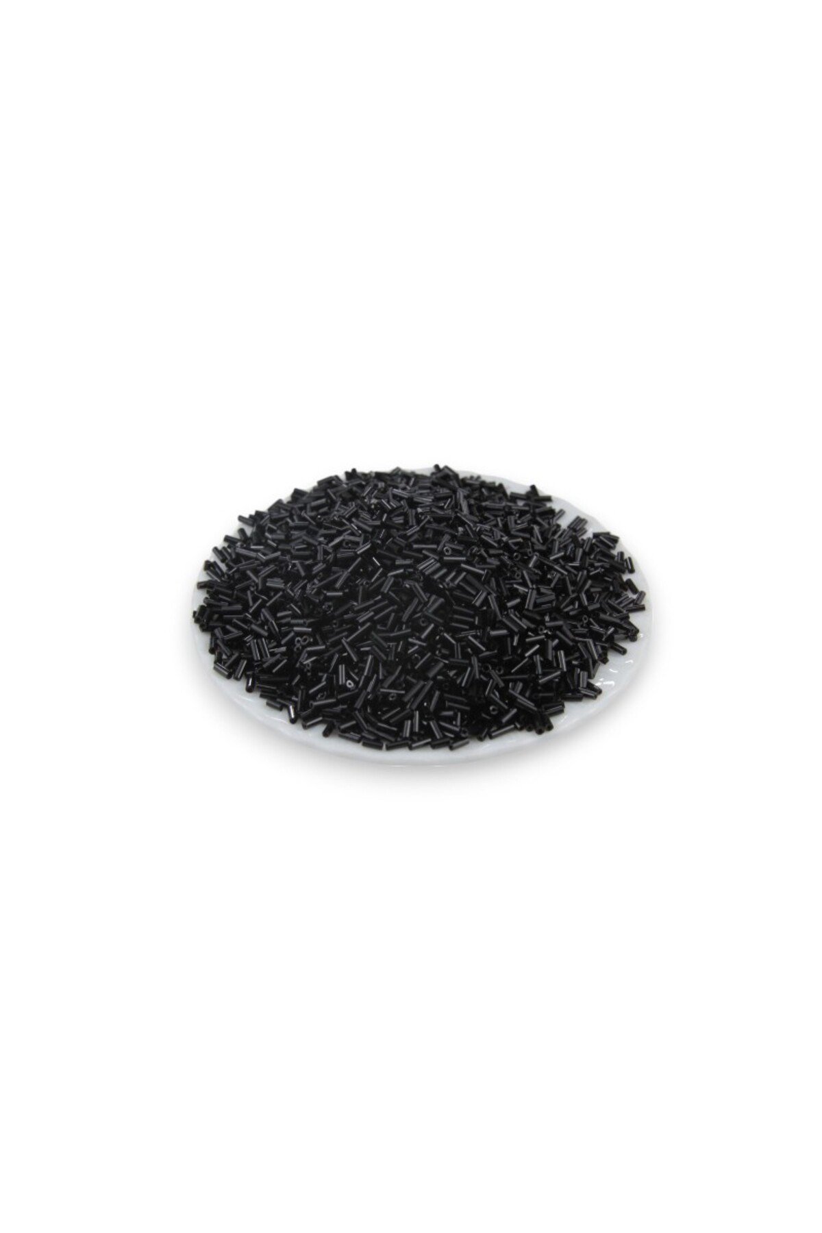5 mm Siyah Kısa Boru Boncuk 100 Gr