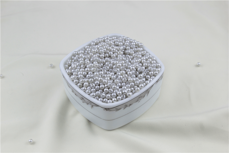5 mm Soluk Gri Tonlarında İnci Boncuk 30 Gr (Kolye, Bileklik, Küpe ve Takı Yapımı)