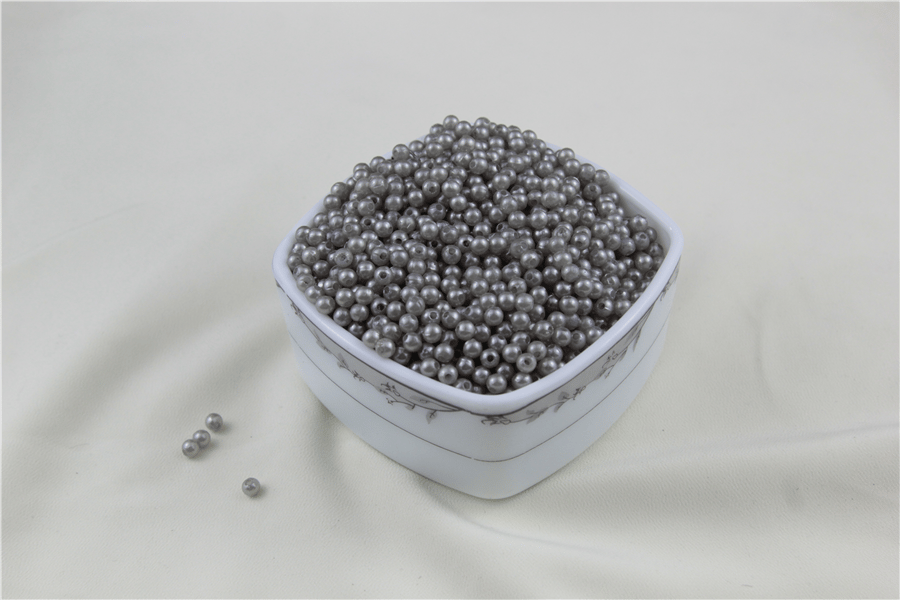 5 mm Soluk Gümüş İnci Boncuk 30 Gr (Kolye, Bileklik, Küpe ve Takı Yapımı)