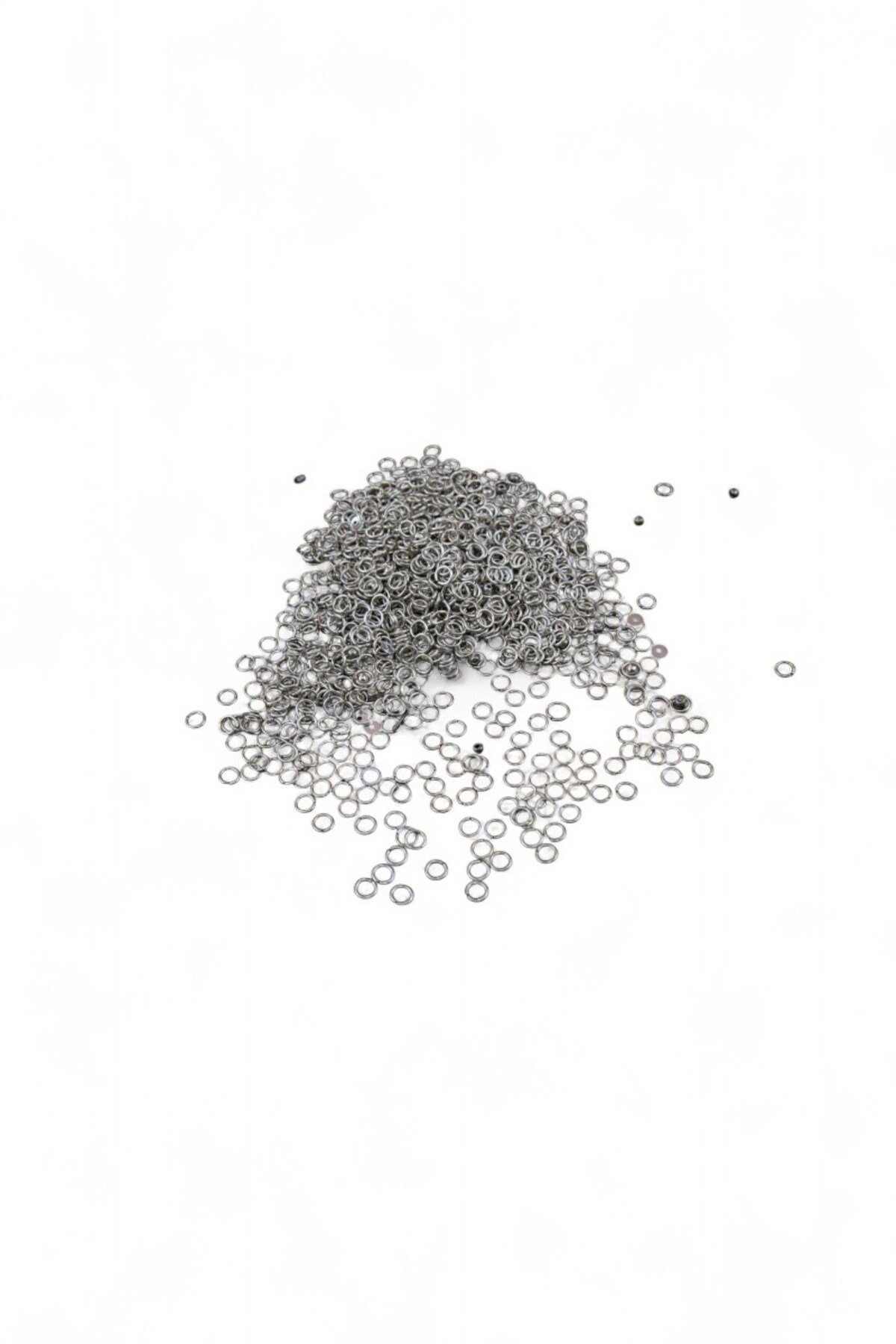 5x0,7 mm Halka Gümüş Pul Payet (20 Gr 300 Adet)