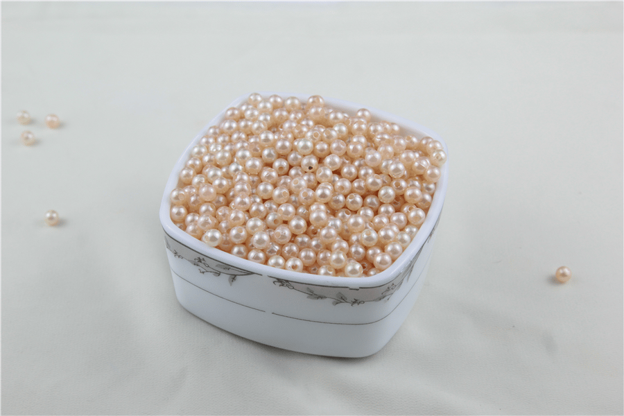 6 mm 2 Renk Karışık Yavruağızı Krem Tonları İnci Boncuk 30 Gr (Kolye, Bileklik, Küpe ve Takı Yapımı)