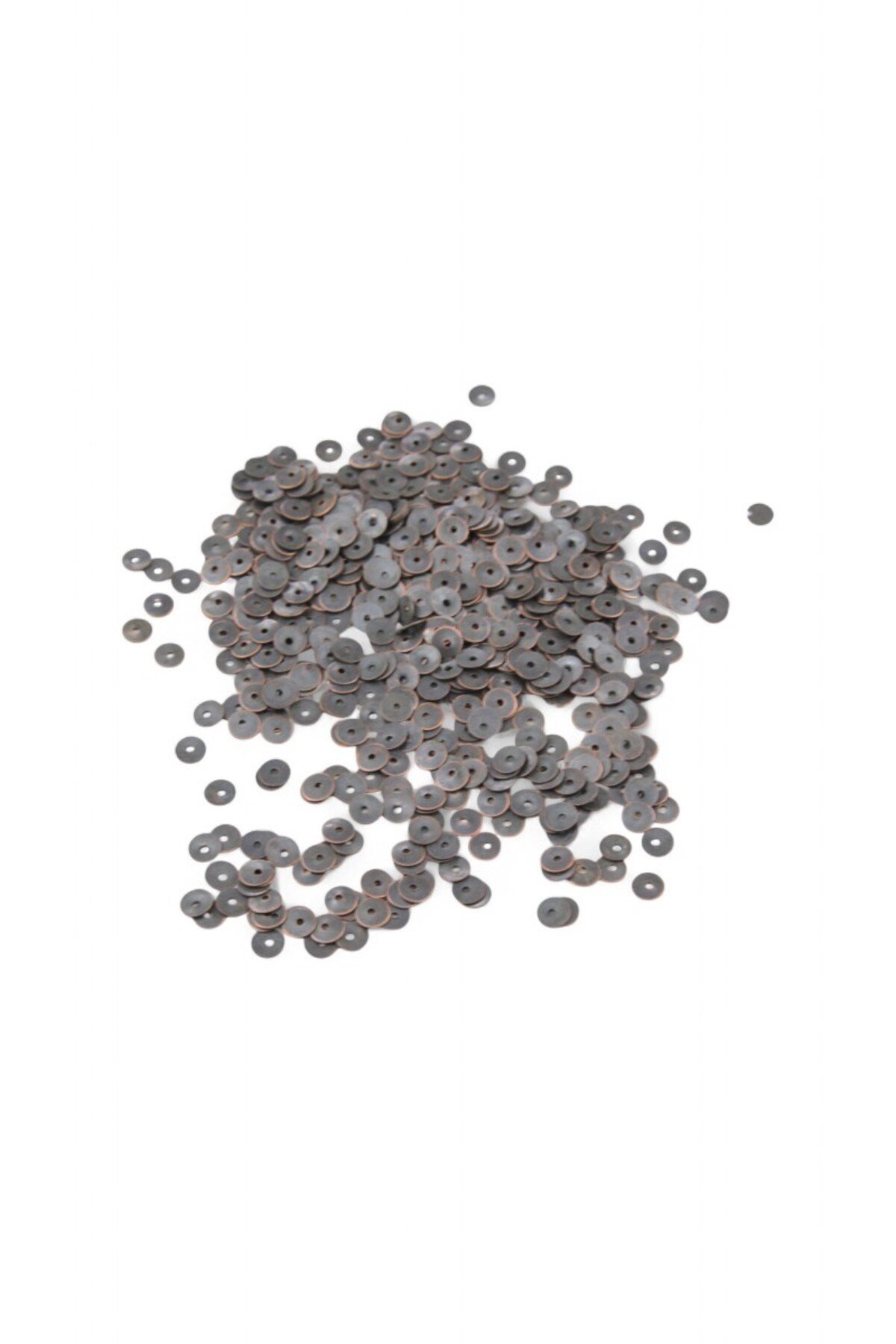 6 mm Bakır Ortadan Delikli Pul Payet (30 Gr 330 Adet)