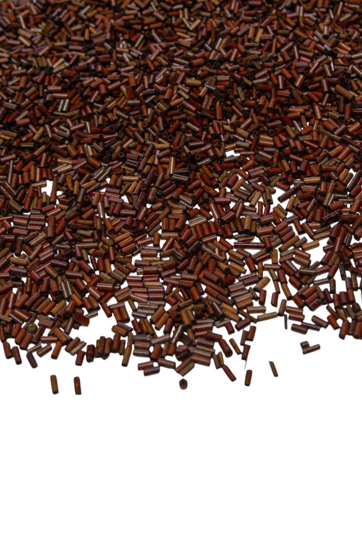 6 mm Bambu Kesme Kahve Rengi Ahşap Boncuk 50 gr
