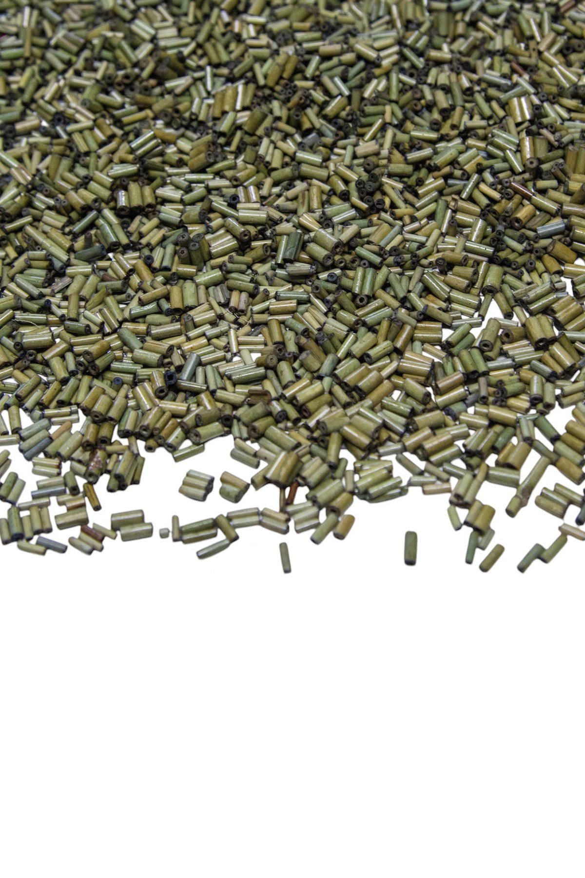 6 mm Bambu Kesme Pastel Yeşil Renk Ahşap Boncuk 50 gr