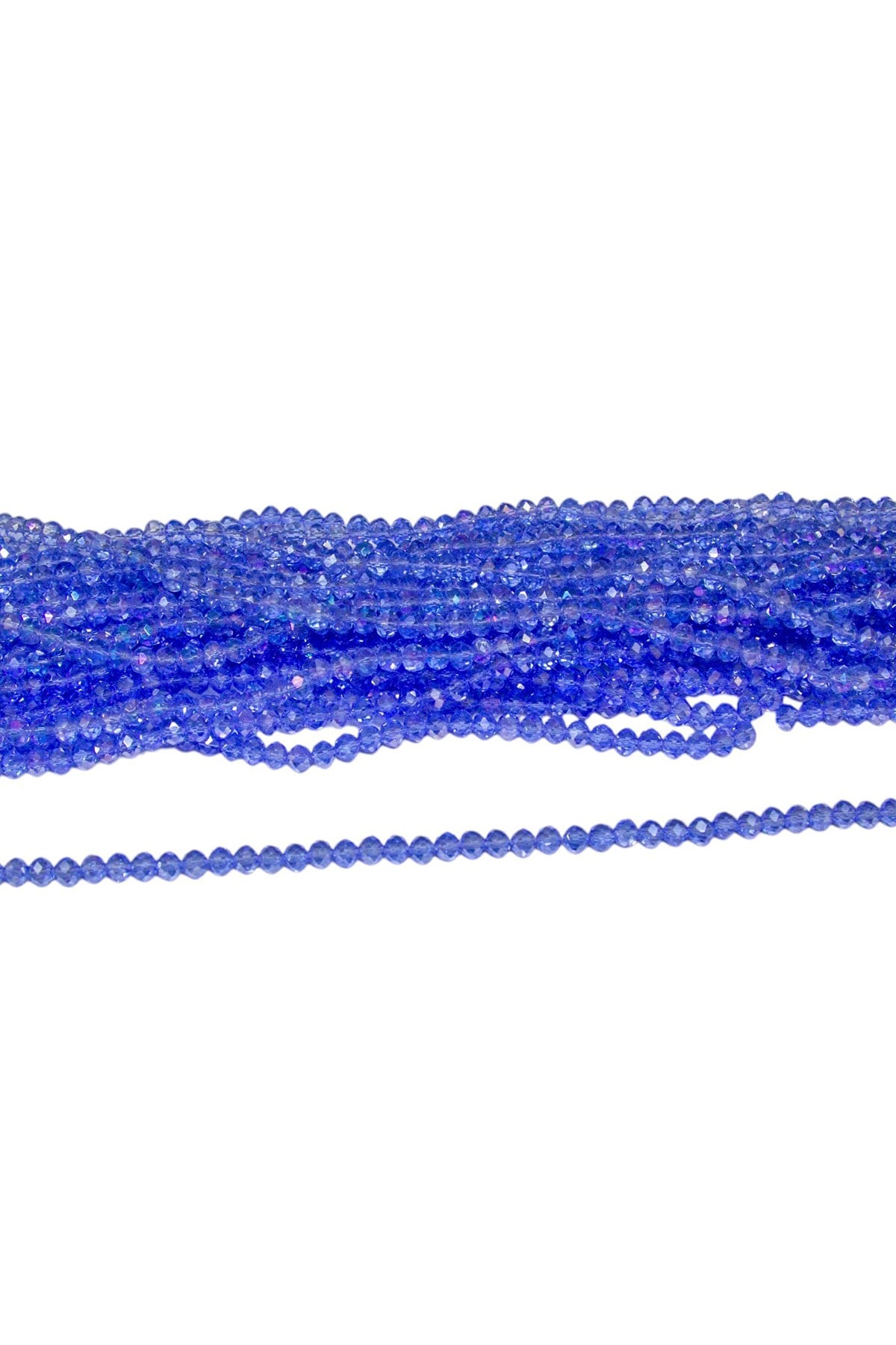 6 mm İspirto Kristal Cam Boncuk 1 Dizi - (80-85 Adet)