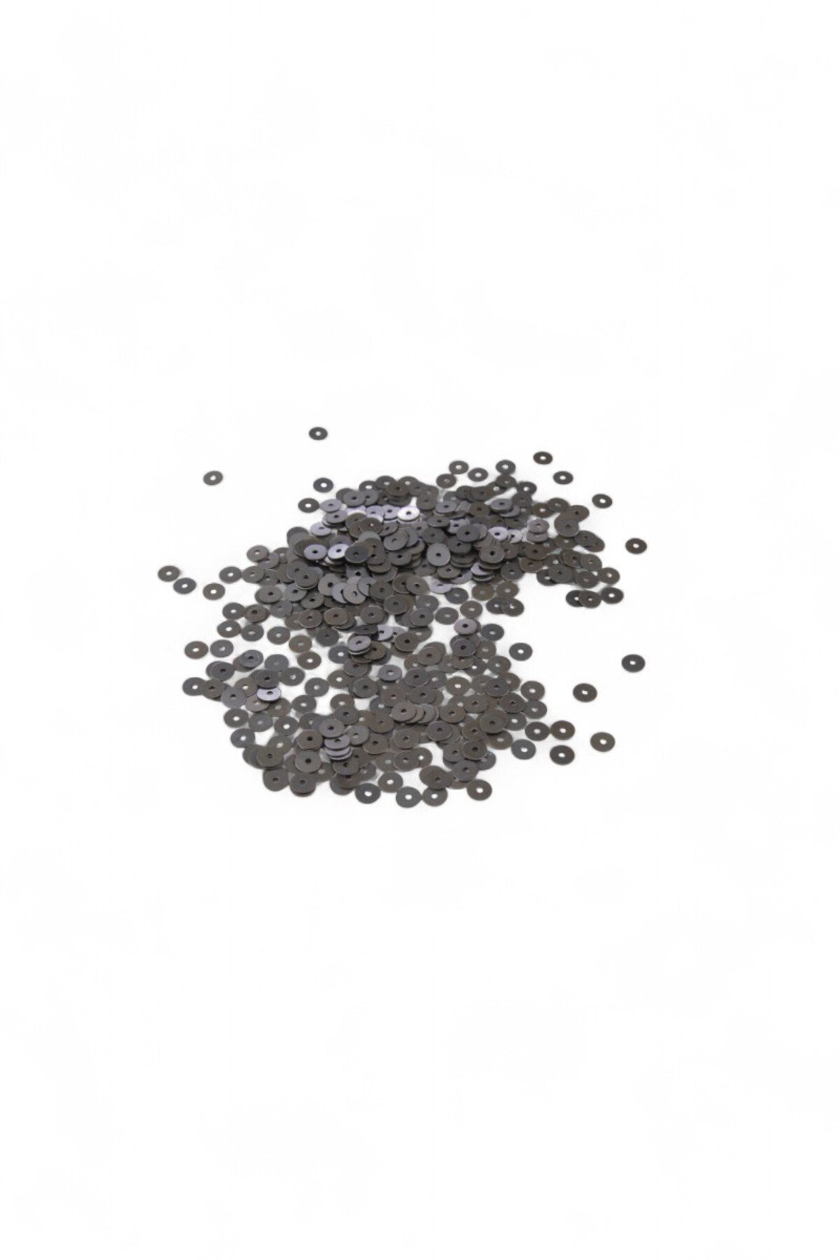 6 mm Kahve Ortadan Delikli Pirinç Pul Payet (30 Gr 285 Adet)
