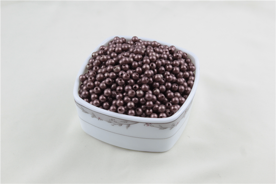 6 mm Kahverengi İnci Boncuk 30 Gr (Kolye, Bileklik, Küpe ve Takı Yapımı)
