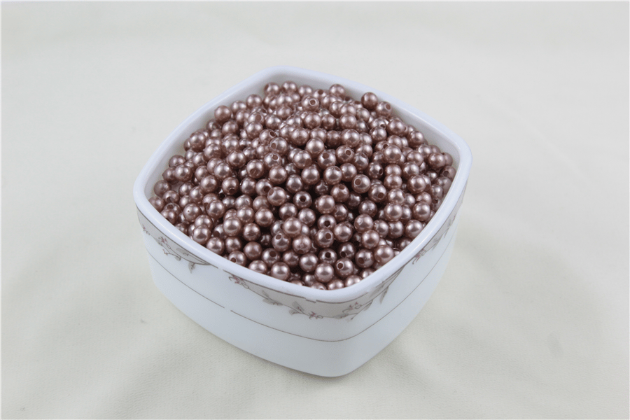 6 mm Koyu Mürdüm Tonu İnci Boncuk 30 Gr (Kolye, Bileklik, Küpe ve Takı Yapımı)