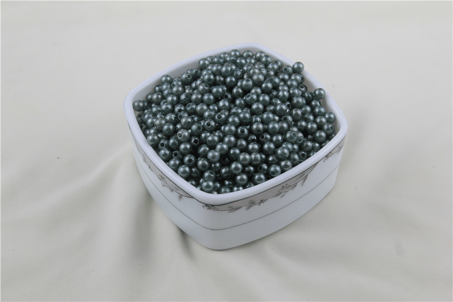 6 mm Koyu Yeşil Tonları İnci Boncuk 30 Gr (Kolye, Bileklik, Küpe ve Takı Yapımı)