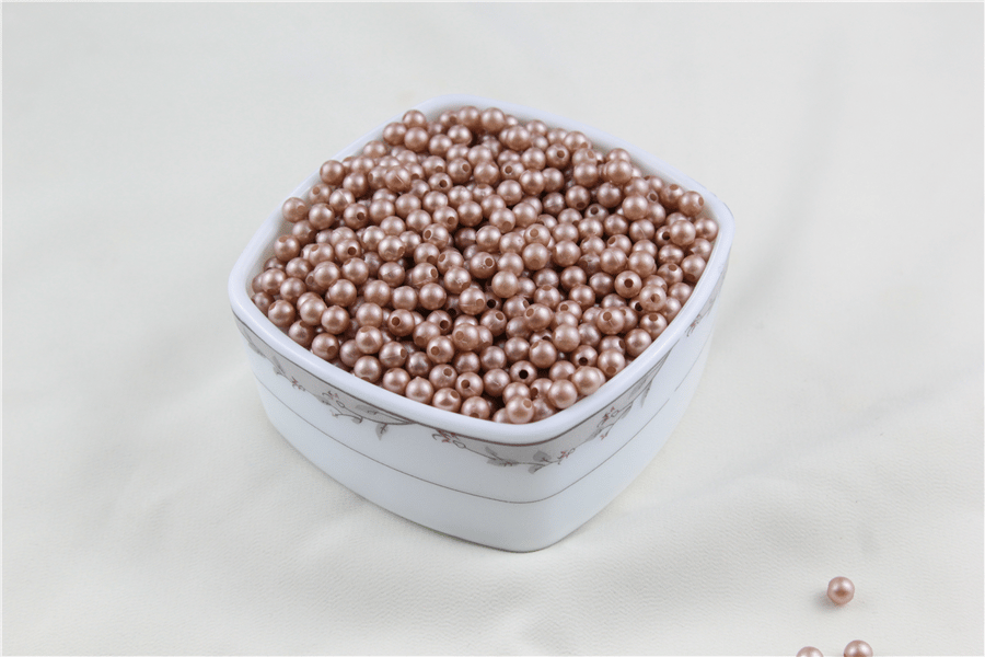 6 mm Mat Açık Kahve İnci Boncuk 30 Gr (Kolye, Bileklik, Küpe ve Takı Yapımı)