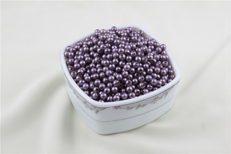 6 mm Mor İnci Boncuk 30 Gr (Kolye, Bileklik, Küpe ve Takı Yapımı)