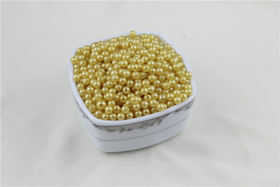 6 mm Sarı İnci Boncuk 30 Gr (Kolye, Bileklik, Küpe ve Takı Yapımı)