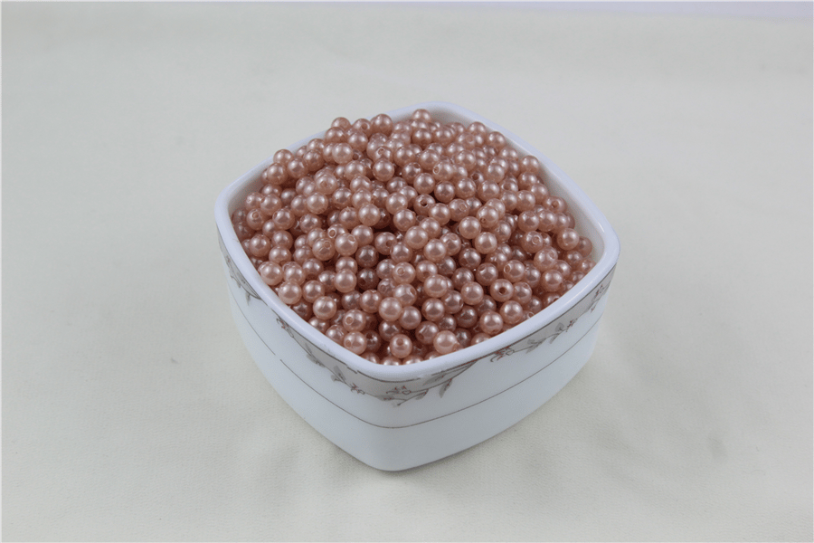 6 mm Soluk Koyu Turuncu İnci Boncuk 30 Gr (Kolye, Bileklik, Küpe ve Takı Yapımı)