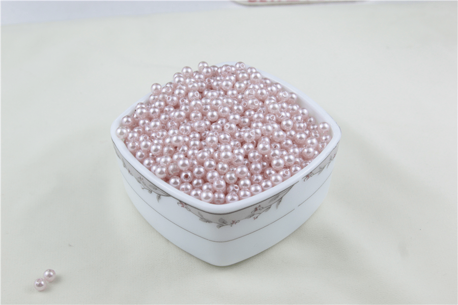 6 mm Soluk Pembe İnci Boncuk 30 Gr (Kolye, Bileklik, Küpe ve Takı Yapımı)