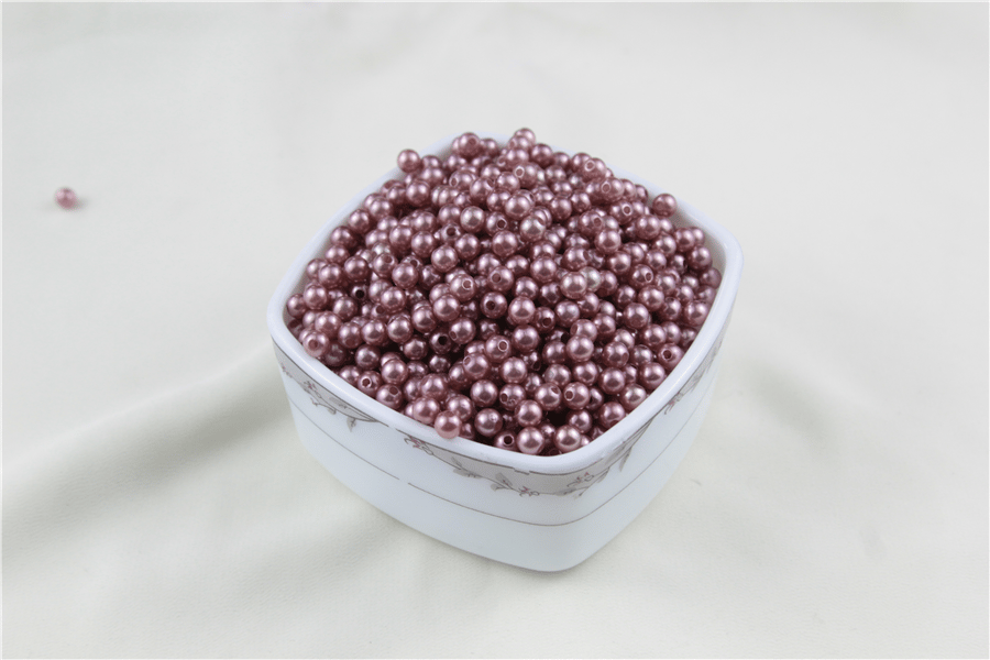 6 mm Soluk Pembemsi İnci Boncuk 30 Gr (Kolye, Bileklik, Küpe ve Takı Yapımı)