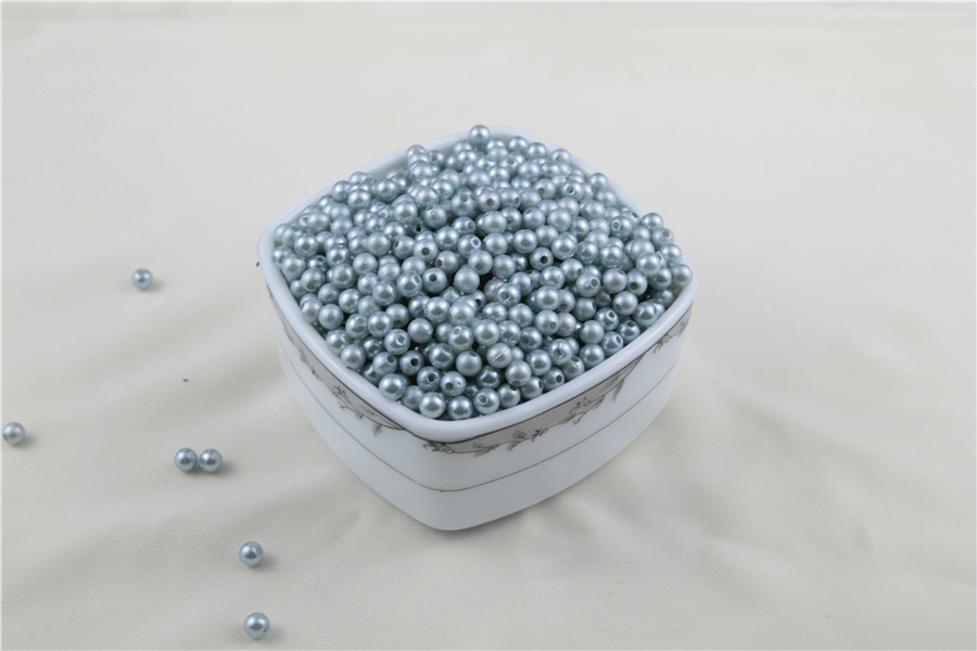 6 mm Soluk Turkuaz İnci Boncuk 30 Gr (Kolye, Bileklik, Küpe ve Takı Yapımı)