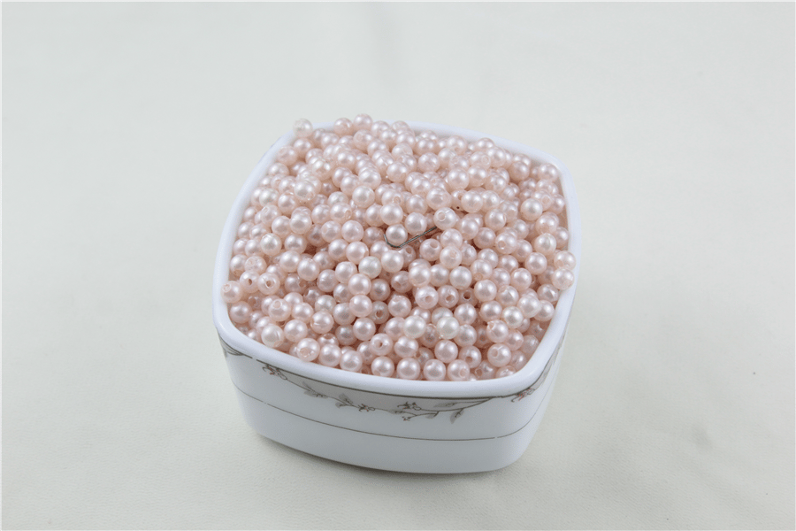 6 mm Uçuk Yavruağızı Rengi İnci Boncuk 30 Gr (Kolye, Bileklik, Küpe ve Takı Yapımı)